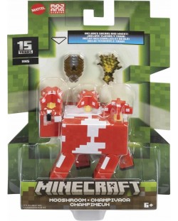 Figură  Minecraft - Mooshroom, 8 cm 