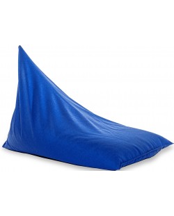Fotoliu puf piramida Barbaron - Alcala, albastru