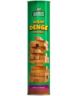 Turnul de echilibru din lemn Art Puzzle - Jenga