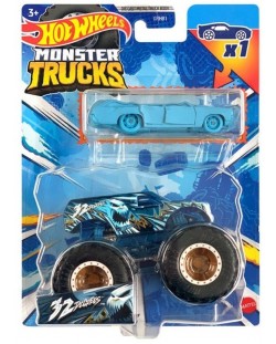 Buggy Hot Wheels Monster Trucks - 32 Degrees, cu mașinuță.