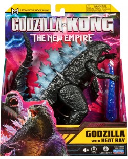 Figurină de bază MonsterVerse Godzilla x Kong - Godzilla cu fascicul , 15 cm