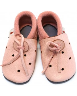 Pantofi pentru bebeluşi Baobaby - Sandals, Stars pink, mărimea 2XS