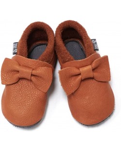 Pantofi pentru bebeluşi Baobaby - Pirouette, mărimea S, maro