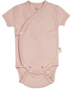 Body pentru bebeluși Bio Baby - Bumbac organic, roz