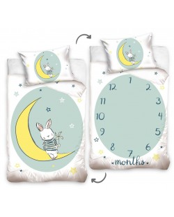 Set de dormit pentru bebelusi Sonne Home - Bunny on the moon, 2 piese