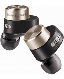 Casti wireless cu microfon Bowers & Wilkins - PI7, TWS, negre