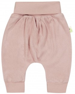 Pantaloni pentru bebeluşi Bio Baby - 62 cm, 3-4 luni, țesătură roz