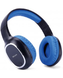 Casti wireless cu microfon Wesdar - BH6, albastre