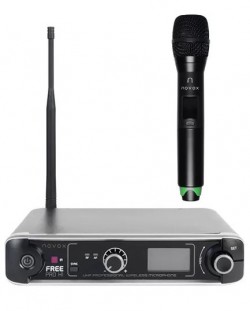Sistem de microfon wireless Novox - Free Pro H1, negru