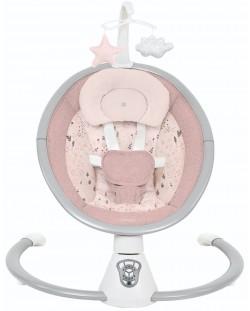 Leagăn electric pentru bebeluși KikkaBoo - Twiddle, Pink