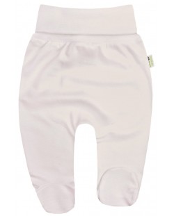 Pantaloni cu botoşei Bio Baby - Bumbac organic, 74 cm, 6-9 luni