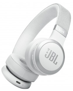 Căști wireless JBL - Live 670NC, ANC, albe