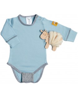 Body pentru bebeluşi cu extensie Shushulka - Albastru