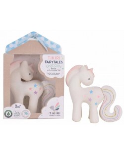 Jucărie pentru copii Tikiri - Unicorn alb cu stele colorate