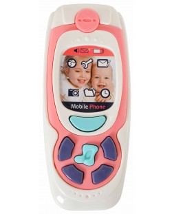 Moni - Telefon cu butoane pentru bebelusi K999-72B roz