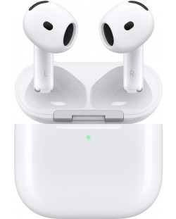 Căști wireless  Apple - AirPods 4, TWS, ANC, albe 