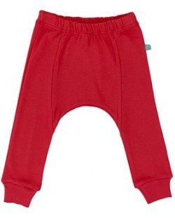 Pantaloni pentru bebeluşi Rach - roșu, 74 cm