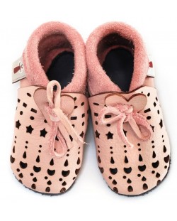 Pantofi pentru bebeluşi Baobaby - Sandals, Dots pink, mărimea XL