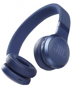 Căști fără fir cu microfon JBL - Live 460NC, ANC, albastru