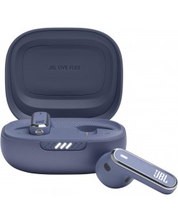 Căști wireless JBL - Live Flex, TWS, ANC, albastre