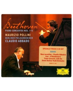 Beethoven: The Piano Concertos; Concerto for Piano, Violin & Cello op.56(3 CD)