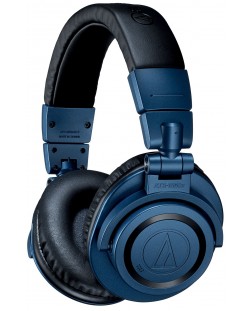 Căști wireless Audio-Technica - ATH-M50xBT2DS, neagră/albastră