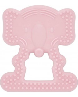 Inel gingival BabyJem - Elephant, Pink