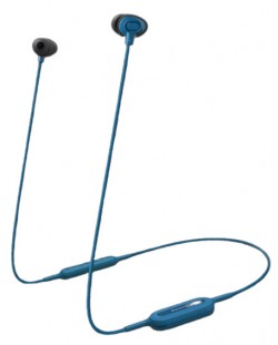 Căști wireless cu microfon Panasonic - RP-NJ310BE-A, albastre