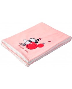 Pătură pentru copii Babycalin - Disney Baby, Minnie, 75 x 100 cm