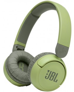 Casti cu microfon pentru copii JBL - JR310 BT, wireless, verzi
