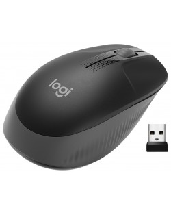 Mouse wireless Logitech - M190, negru