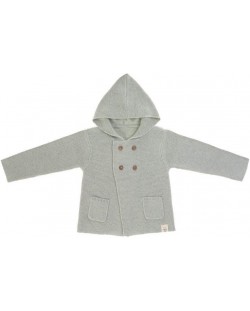 Jachetă pentru copii Lassig - 74-80 cm, 7-12 luni, gri