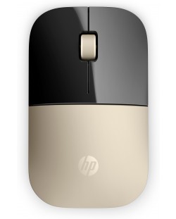 Mouse HP - Z3700, optic, wireless, auriu/negru