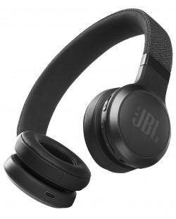 Casti wireless cu microfon JBL - Live 460NC, negre
