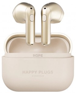 Căști wireless Happy Plugs - Hope, TWS, auriu