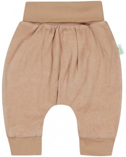 Pantaloni pentru bebeluşi Bio Baby - 62 cm, 3-4 luni, țesătură bej