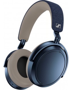 Căști wireless Sennheiser - Momentum 4 Wireless, ANC, albastre
