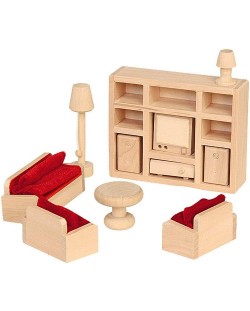 Set mini mobilier din lemn Beluga - Sufragerie