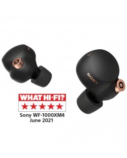 Casti wireless Sony - WF-1000XM4, TWS, negre