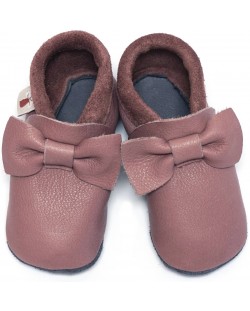 Pantofi pentru bebeluşi Baobaby - Pirouette, mărimea M, roz închis