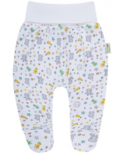 Pantaloni cu botoşei Bio Baby - 86 cm, 12-18 luni, multicolor