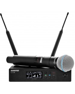 Sistem de microfoane fără fir Shure - QLXD24E/B58-G51, negru