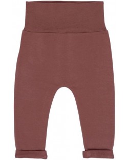 Pantaloni pentru copii Lassig - 50-56 cm, 0-2 luni, roșu închis