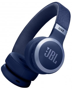 Căști wireless JBL - Live 670NC, ANC, albastre