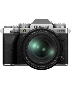 Aparat foto fără oglindă Fujifilm - X-T5, 16-80mm, Silver