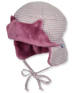 Căciulă de iarnă pentru bebeluși Sterntaler - 45 cm, 6-9 luni, roz