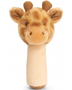 Zornaitoare pentru bebelusi Keel Toys Keeleco - Girafa, stick, 14 cm