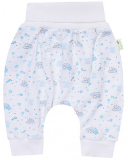 Pantaloni pentru bebeluşi Bio Baby - 92 cm, 18-24 luni, albastru