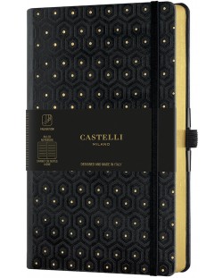 Castelli Copper & Gold - Honeycomb Gold, 13 x 21 cm, căptușit