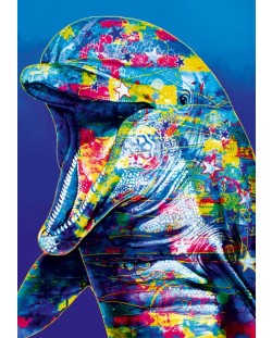 Puzzle Bluebird de 1000 piese - Dolphin, Graham Stevenson